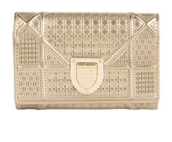 Christian Dior Diorama Wallet, Leather, Gold, 26-MA-0127, DB, 2*